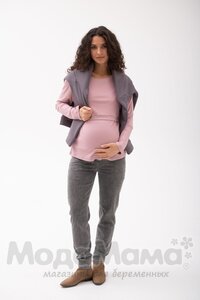 мм112-636304-Лонгслив для беременных и кормящих, Пудра