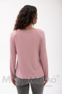 мм112-636304-Лонгслив для беременных и кормящих, Пудра
