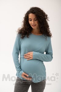 мм112-636304-Лонгслив для беременных и кормящих, Мята
