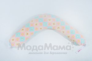 мм001-02-Подушка для беременных (Цветная клетка), Цветн.клетка