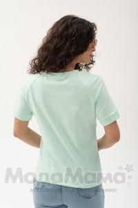 мм111-011202-Футболка для беременных и кормящих, Ментол