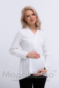 Блузка для беременных и кормящих, Белый
