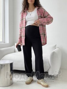 мм824-202109-Брюки (двухнитка), Черный