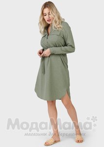 ilm103338-Платье для беременных и кормящих, Хаки