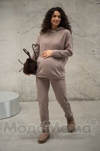 мм904/1-813517-Костюм для беременных (еврофлис), Холодный бежевый