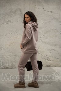 мм904/1-813517-Костюм для беременных (еврофлис), Холодный бежевый