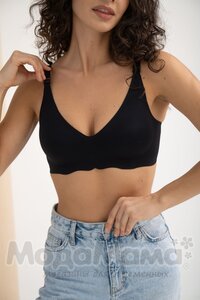 мб003-Топ для беременных и кормящих, Черный