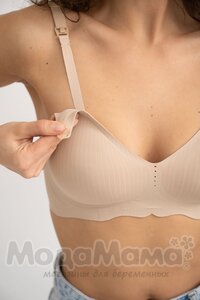 мб003-Топ для беременных и кормящих, Телесный