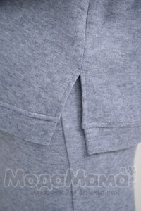 мм929-821113-Костюм для беременных, Серо-голуб/меланж