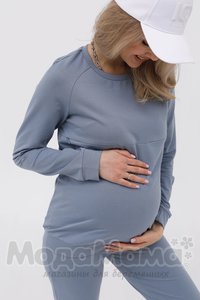 мм919/1-810609-Костюм для беременных (двухнитка), Серый