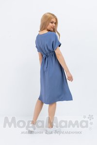 мм529-101272-Платье для беременных и кормящих, Индиго