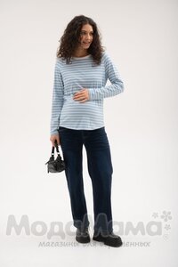 522-дм-Джинсы утепленные (байка), Т.синий