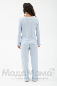 мм917-431111-Пижама для беременных, Голубой
