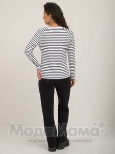 мм817-202106-Брюки (трёхнитка), Черный