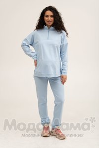 мм913-856109-Костюм для беременных (двухнитка), Голубой
