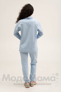 мм913-856109-Костюм для беременных (двухнитка), Голубой