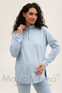 мм913-856109-Костюм для беременных (двухнитка), Голубой