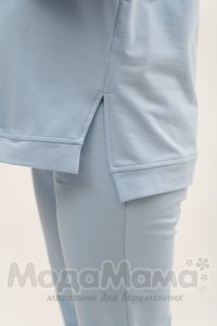 мм913-856109-Костюм для беременных (двухнитка), Голубой