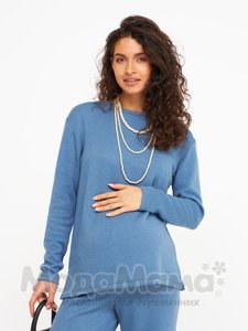 мм311-506113-Джемпер для беременных, Индиго