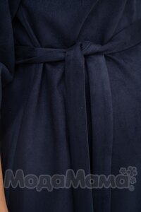 мм541-101878-Платье-рубашка для беременных, Т.синий