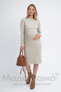 мм103-100156-Платье для беременных и кормящих, Фисташка