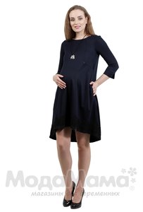 мм5024-Платье, Т.синий