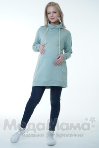 мм602-551910-Джемпер для беременных и кормящих, Полынный