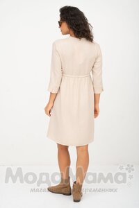 мм535-101364-Платье для беременных и кормящих, Св.бежевый