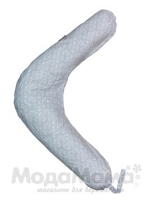 мм001-61-Подушка для беременных  (Серый/ажур), Серый ажур