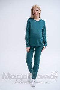 мм919-810609-Костюм для беременных (двухнитка), Петроль