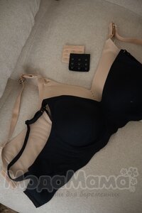 мб003-Топ для беременных и кормящих, Черный