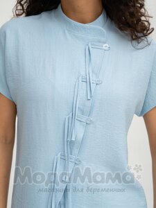 мм936-861677-Костюм-ципао, Голубой