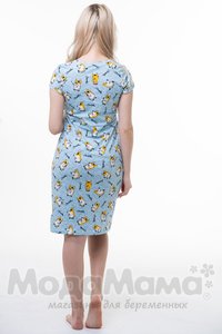мм505-454101-Платье домашнее, Голубой