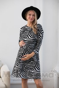 мм531-106170-Платье для беременных, Зебра