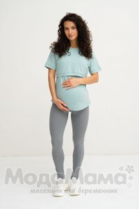 мм801-222155-Леггинсы, Серый меланж