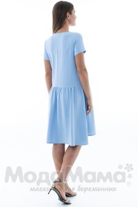 мм532-101257-Платье для беременных, Голубой