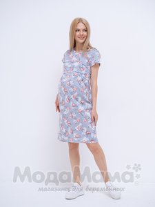 мм505-454101-Платье домашнее, Фламинго