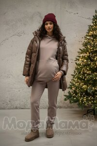 мм904/1-813517-Костюм для беременных (еврофлис), Холодный бежевый