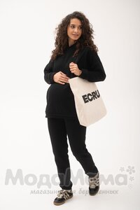 мм904/1-813517-Костюм для беременных (еврофлис), Черный