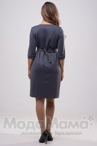 мм505-105267-Платье для беременных и кормящих, Серый