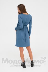 мм539-101123-Платье для беременных и кормящих, Индиго