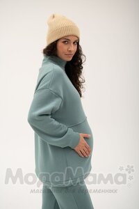 мм918-852117-Костюм для беременных утепл(еврофлис), Малахитовый