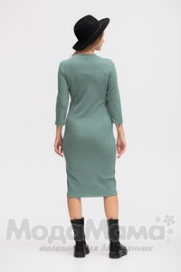 мм103-100116-Платье для беременных и кормящих, Полынный