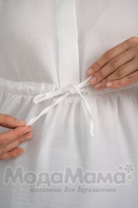 мм329-601164-Блузка для беременных и кормящих, Белый