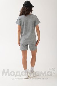 мм907-836201-Костюм для беременных и кормящих, Серый/варенка