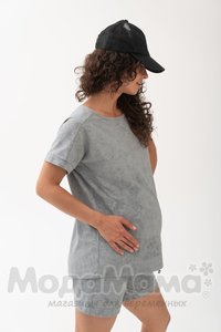 мм907-836201-Костюм для беременных и кормящих, Серый/варенка