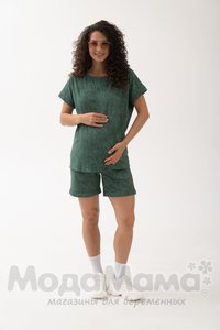 мм907-836201-Костюм для беременных и кормящих, Малахит/варенка