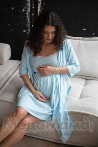 мм266/1-Комплект для роддома, Голуб/сердечки