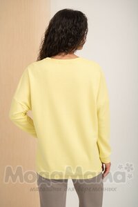 мм324-541106-Свитшот для беременных и кормящих, Св.желтый