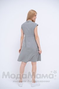 мм535-101651-Платье для беременных и кормящих, Мята/горошек